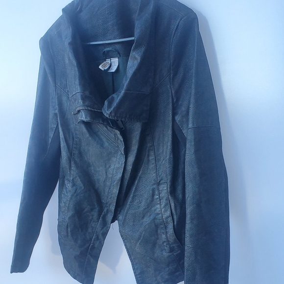 Divided Pleather Jacket - Picture 2 of 6